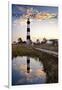 Bodie Island Lighthouse - Outer Banks, North Carolina-Lantern Press-Framed Art Print