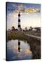 Bodie Island Lighthouse - Outer Banks, North Carolina-Lantern Press-Stretched Canvas