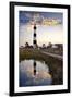 Bodie Island Lighthouse - Outer Banks, North Carolina-Lantern Press-Framed Art Print