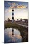 Bodie Island Lighthouse - Outer Banks, North Carolina-Lantern Press-Mounted Art Print