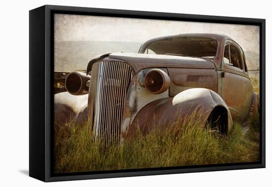 Bodie Junkyard Chevy-Jessica Rogers-Framed Stretched Canvas