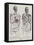 Bodies of Ancient King of Egypt, Unrolled from the Mummies-null-Framed Stretched Canvas