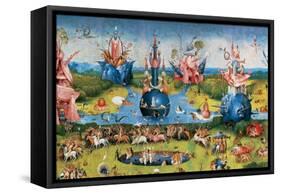 Bodies of Christian Martyrs Brought by the Angels-Hieronymus Bosch-Framed Stretched Canvas