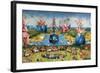 Bodies of Christian Martyrs Brought by the Angels-Hieronymus Bosch-Framed Giclee Print