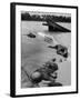 Bodies of Dead American Soldiers Near Half Sunken Landing Craft on Buna Beach-George Strock-Framed Premium Photographic Print