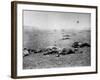 Bodies of Soldiers Strewn About Field Following Bloody Battle of Gettysburg During the Civil War-Timothy O'Sullivan-Framed Photographic Print