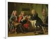 Bodin, the King's Doctor, in the Company of Dufresny and Crebillon at the House in Auteuil-Robert Tournieres-Framed Giclee Print