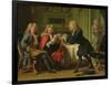 Bodin, the King's Doctor, in the Company of Dufresny and Crebillon at the House in Auteuil-Robert Tournieres-Framed Giclee Print