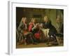 Bodin, the King's Doctor, in the Company of Dufresny and Crebillon at the House in Auteuil-Robert Tournieres-Framed Giclee Print