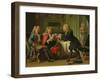 Bodin, the King's Doctor, in the Company of Dufresny and Crebillon at the House in Auteuil-Robert Tournieres-Framed Giclee Print