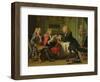 Bodin, the King's Doctor, in the Company of Dufresny and Crebillon at the House in Auteuil-Robert Tournieres-Framed Giclee Print