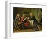 Bodin, the King's Doctor, in the Company of Dufresny and Crebillon at the House in Auteuil-Robert Tournieres-Framed Giclee Print