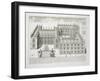 Bodleian Library, Oxford, from 'Oxonia Illustrata', Published 1675 (Engraving)-David Loggan-Framed Giclee Print