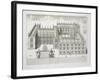 Bodleian Library, Oxford, from 'Oxonia Illustrata', Published 1675 (Engraving)-David Loggan-Framed Giclee Print