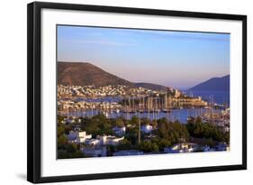 Bodrum Harbour and the Castle of St. Peter-Neil Farrin-Framed Photographic Print