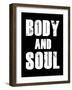 Body and Soul-null-Framed Art Print