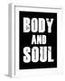 Body and Soul-null-Framed Art Print