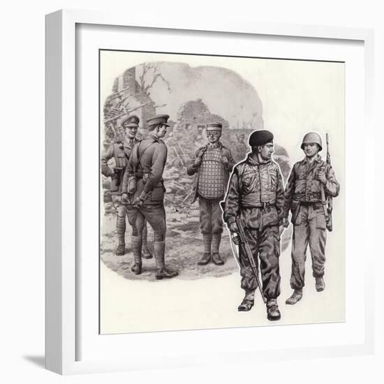 Body Armour from World War 2 to Today-Pat Nicolle-Framed Giclee Print