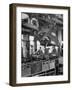 Body Being Lowered on to "Topolino" Chassis by Workers on Assembly Line at Fiat Production Plant-Alfred Eisenstaedt-Framed Photographic Print