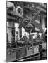 Body Being Lowered on to "Topolino" Chassis by Workers on Assembly Line at Fiat Production Plant-Alfred Eisenstaedt-Mounted Photographic Print
