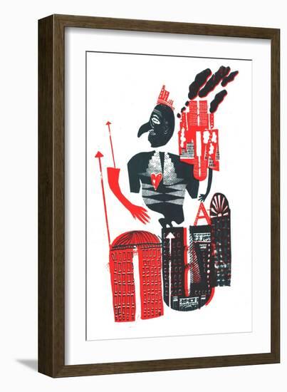 Body Builder, 2015-Amy Louise Evans-Framed Giclee Print