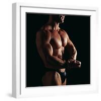 Body Builder-Tony McConnell-Framed Premium Photographic Print
