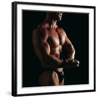 Body Builder-Tony McConnell-Framed Photographic Print