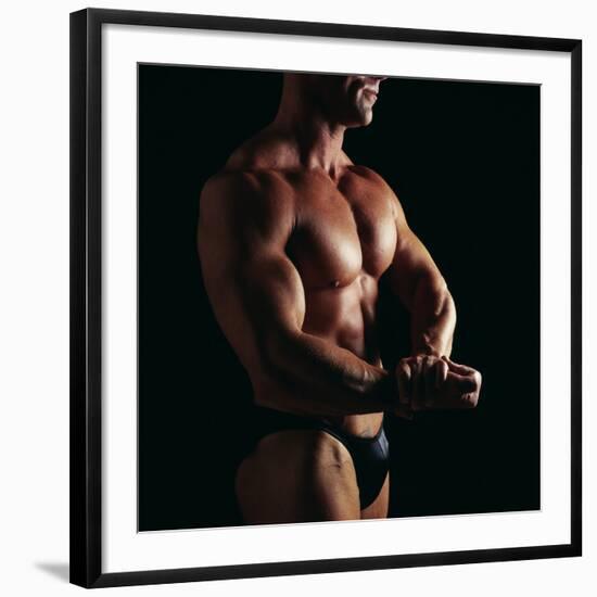 Body Builder-Tony McConnell-Framed Photographic Print