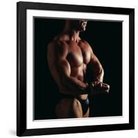 Body Builder-Tony McConnell-Framed Photographic Print