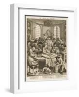 Body Dissected by Zealous Medics in Operating Theatre-null-Framed Art Print