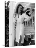 BODY HEAT, 1981 directed by LAWRENCE KASDAN Kathleen Turner (b/w photo)-null-Stretched Canvas