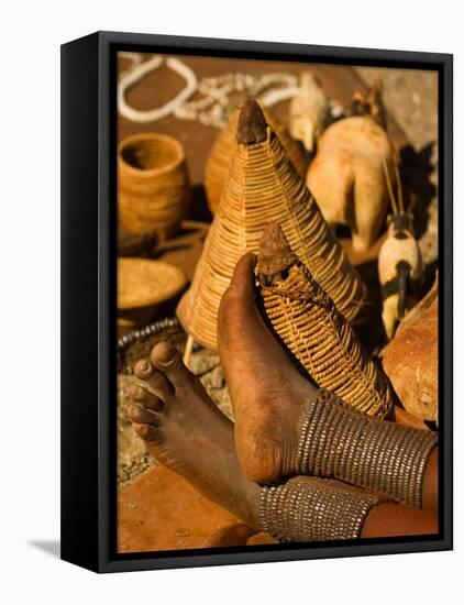 Body Jewelry of the Himba Tribe, Skeleton Coast, Namibia-Michele Westmorland-Framed Stretched Canvas