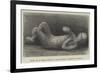 Body of a Child Found in Excavating a Street in Pompeii-null-Framed Giclee Print