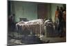 Body of Luciano Manara Visited by Soldiers-Eleuterio Pagliano-Mounted Giclee Print