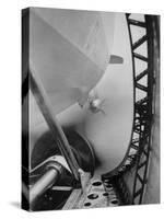 Body of Zeppelin Airship "Hindenburg" Viewed from the Motor Gondola-null-Stretched Canvas