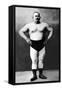 Bodybuilder in Hands on Hips Pose-null-Framed Stretched Canvas