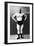 Bodybuilder in Hands on Hips Pose-null-Framed Art Print