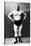 Bodybuilder in Hands on Hips Pose-null-Stretched Canvas