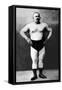 Bodybuilder in Hands on Hips Pose-null-Framed Stretched Canvas