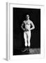 Bodybuilder in Leotard and Boots-null-Framed Art Print