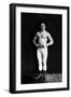 Bodybuilder in Leotard and Boots-null-Framed Art Print