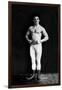 Bodybuilder in Leotard and Boots-null-Framed Art Print