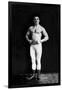 Bodybuilder in Leotard and Boots-null-Framed Art Print