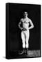 Bodybuilder in Leotard and Boots-null-Framed Stretched Canvas