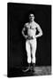 Bodybuilder in Leotard and Boots-null-Stretched Canvas