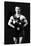 Bodybuilder in Sash-null-Stretched Canvas