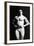 Bodybuilder in Tights-null-Framed Art Print