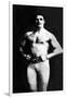 Bodybuilder in Tights-null-Framed Art Print