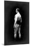 Bodybuilder's Back and Partial Left Profile-null-Mounted Art Print