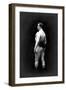 Bodybuilder's Back and Partial Left Profile-null-Framed Art Print